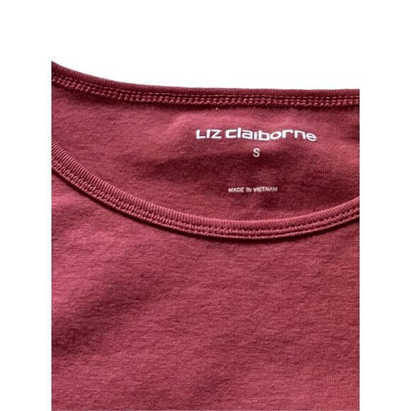 Liz Claiborne long sleeve T-shirt size S - Picture 4 of 5